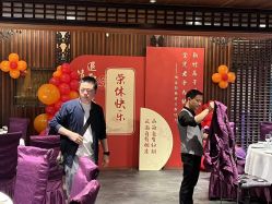 -鲸舞气球派对·宝宝宴·十岁生日布置·轻奢品牌形象店