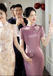 -禾米旗袍妈妈装礼服定制(嘉业国贸店)
