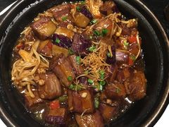 瑶柱金针茄子-河畔春天时尚餐厅