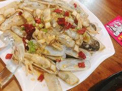 辣炒蛏子-老谭虾王蟹皇·龙虾·烧烤(蝴蝶湾店)