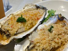 蒜蓉生蚝-开海·红岛海鲜虾水饺(石老人店)