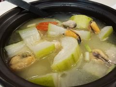 鲜瑶柱淡菜节瓜煲-和平馆·地道港澳茶餐厅(西门口店)