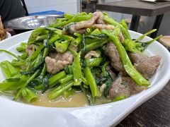 腐乳通菜炒牛肉-兴记菜馆