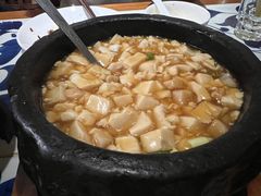 石锅鸡汤豆腐-绿茶餐厅(王府井永宁门店)