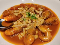 油爆大虾配意面-湘上湘(米其林餐厅-正大中心总店)