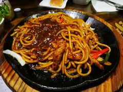 铁板牛柳意大利面-西缘牛排(荟聚购物中心店)