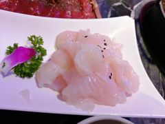 无骨雪花鱼-热火朝天鲜切牛肉火锅(南强街巷店)