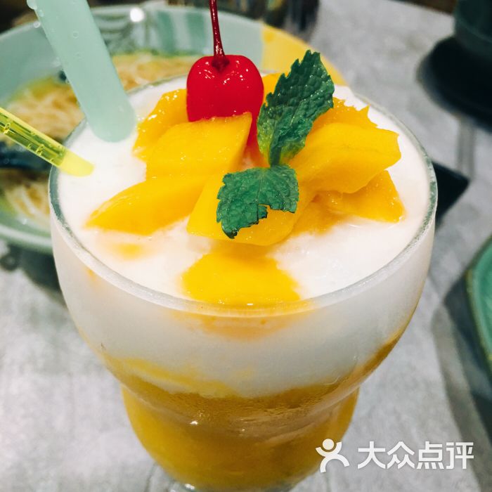 芒果红豆冰
