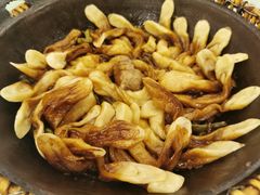 排骨豆角卷子-华盛园卷子王农家菜水库鱼