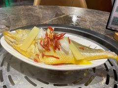 清蒸大黄花鱼-日进一片海.生腌海鲜火锅.宵夜烧烤(三里屯总店)
