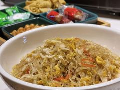 土鸡蛋粉丝炒包菜-王捌小院(红花坡店)