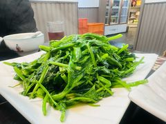 清炒豌豆尖-川知味·椒盐水煮鱼·川菜(沈北万达中央大学城店)