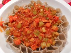 西红柿浇汁莜面-西贝(无锡万象城店)