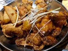 原味炸鸡和酱油鸡双拼-MI WU FACTORY米屋美食工厂餐厅(绿地店)
