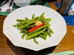 虾酱炒四季豆-帕蓝·暹罗料理(大学路店)