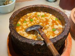 石锅鸡汤豆腐-绿茶餐厅