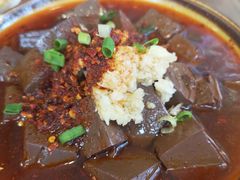辣子蒜羊血-海荣锅贴馆(五味十字店)