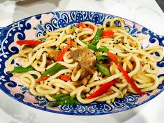 牛肉炒乌冬面-京尚道韩式美食屋(海甸岛店)