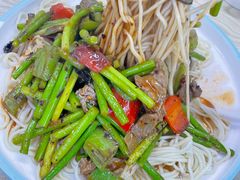 蒜苔牛肉拌面-中国兰州拉面(西湖文化广场店)