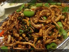 铁板鱿鱼-老爷庙风味美食府(魏都大道店)