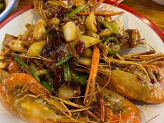 干煸罗氏虾-冶建镜子·中国龙虾王(总店)