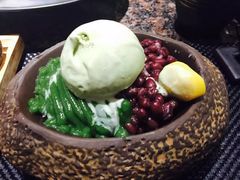 宇治抹茶红豆冰-花隐日式怀石料理(万象城购物中心店)