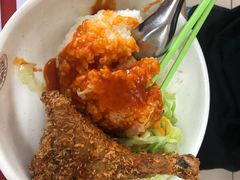 鸡腿饭-北京大学-学五食堂