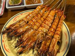 裸烤九节虾-辉记炭烧海鲜大排档·老字号(福田店)