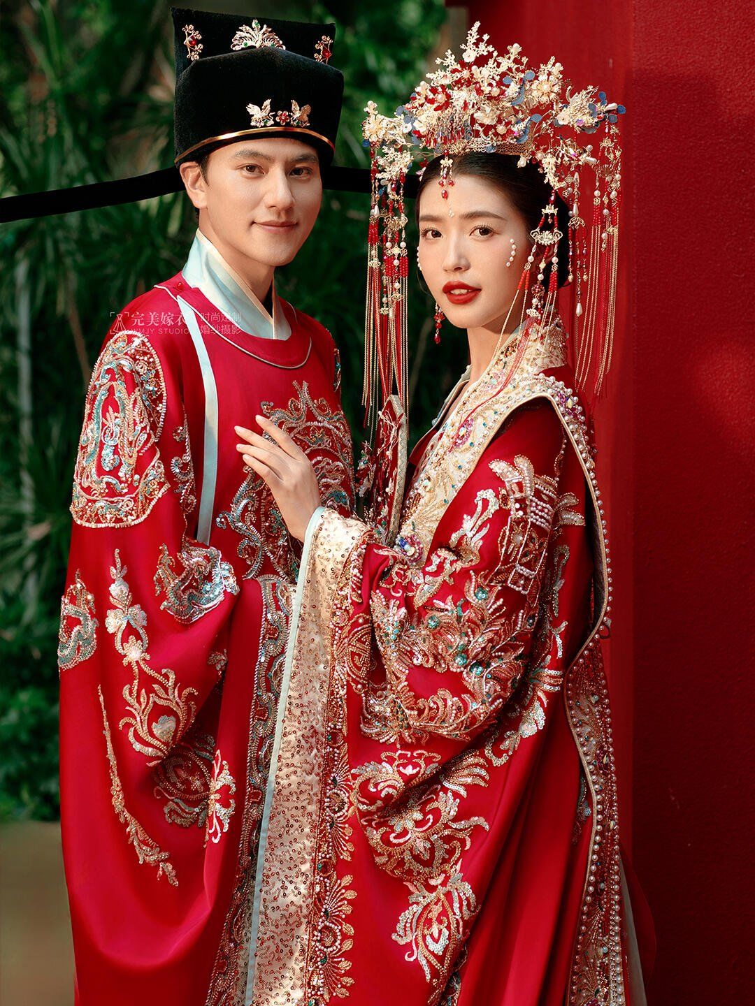 古风婚纱回眸一笑