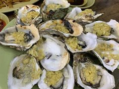 炭烧蒜蓉生蚝-贞姨美食·老字号海鲜大排档