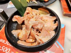 雪花松板肉-韩宫宴炭火烤肉(印象城店)