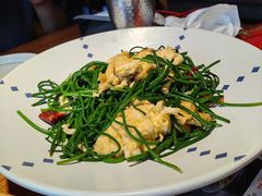 沙葱炒蛋-纳瓦新疆菜(银都店)