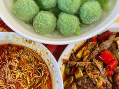 翡翠圆子汤-柏合黄记豆腐皮饭店