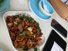 山捞叶炒树上的鸡-香香海南菜餐厅