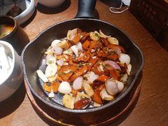 铁盘香煎黑牛肝菌-云海肴·汽锅鸡·云南菜(领展购物广场·中关村店)