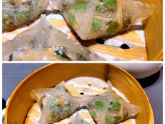 野菌贡菜饺-京参園海鲜餐厅