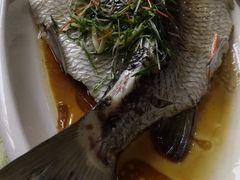 清蒸山涧鲩鱼-茗荔园农庄(大涌店)