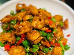 小米辣油条炒鸡-日昌餐馆(德胜门店)