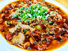 水煮牛肉片-九九牛肉馆(南山路店)