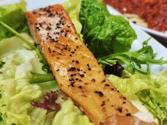 热熏三文鱼配刀豆色拉-宜家·瑞典风味餐厅(北京西红门店)