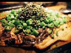 鲜青椒味凌波鱼-探鱼·鲜青椒爽麻烤鱼(东城万达广场店)