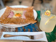 巴黎火腿鸡蛋芝士蘑菇可丽饼-RAC BAR(安福路店)