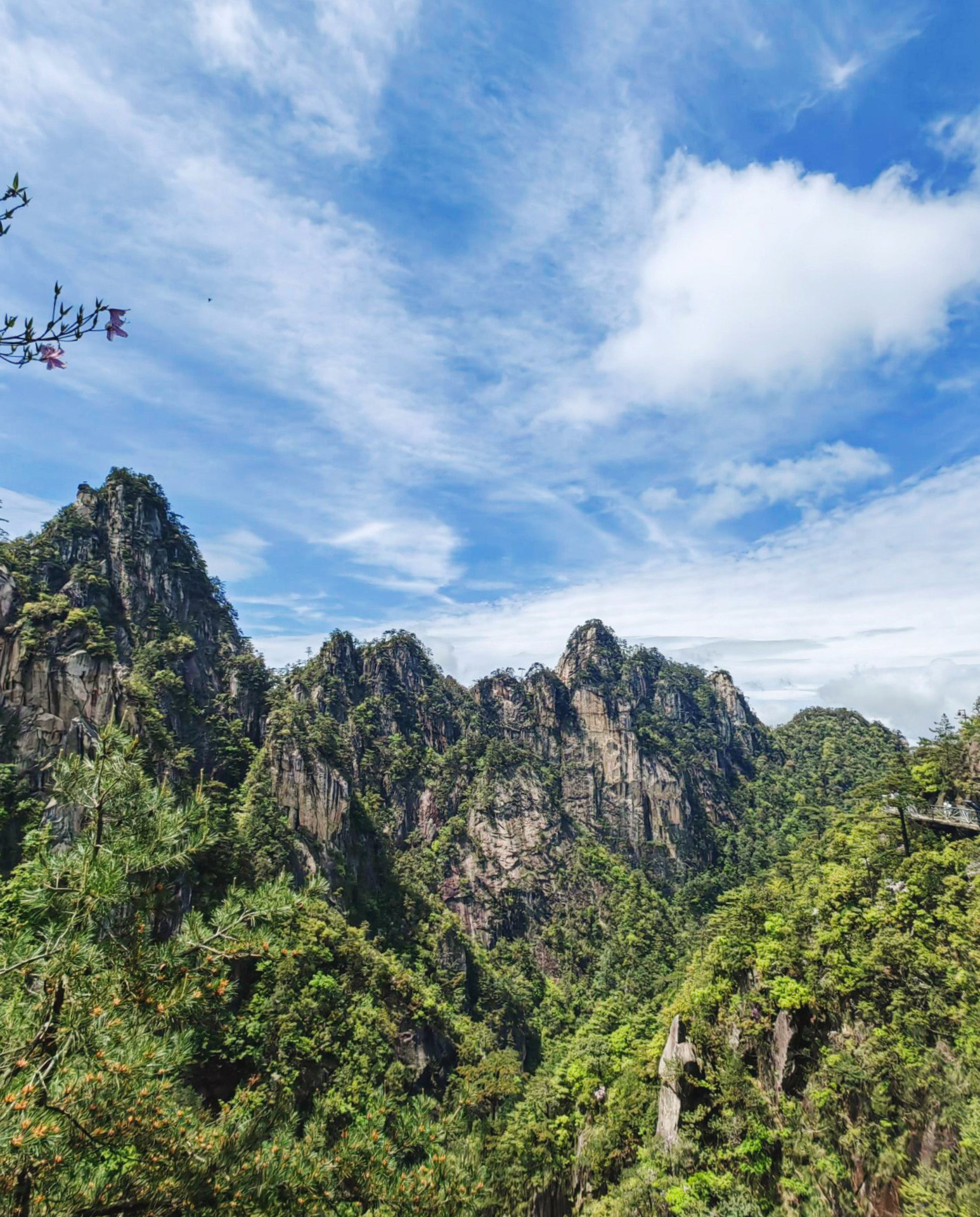 杭州临安大明山风景区图片