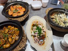 葱油海钓鱿鱼-胡叨叨黄油砂锅焗海鲜(百家湖1912店 )