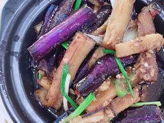 咸鱼茄子煲-源海渔村·现捞海鲜(大角湾店)