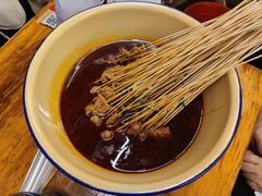 -拈签一笑黄牛肉辣卤串串