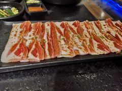 调味猪五花-九田家黑牛烤肉料理(珠江摩尔店)