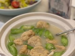 浓鸡汤煮鱼腐-唐宫海鲜舫