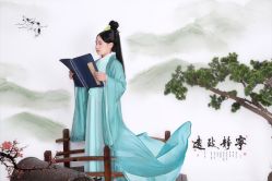 -后宫·古装汉服京剧儿童亲子全家福摄影