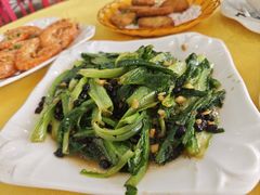 豆豉炒油麦菜-秋姐美食店(旅游大道店)